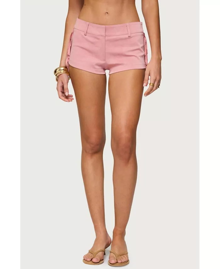 Женские шорты Sapir из искусственной замши с бахромой Edikted, розовый
Женские шорты Sapir из искусственной замши с бахромой Edikted, розовый