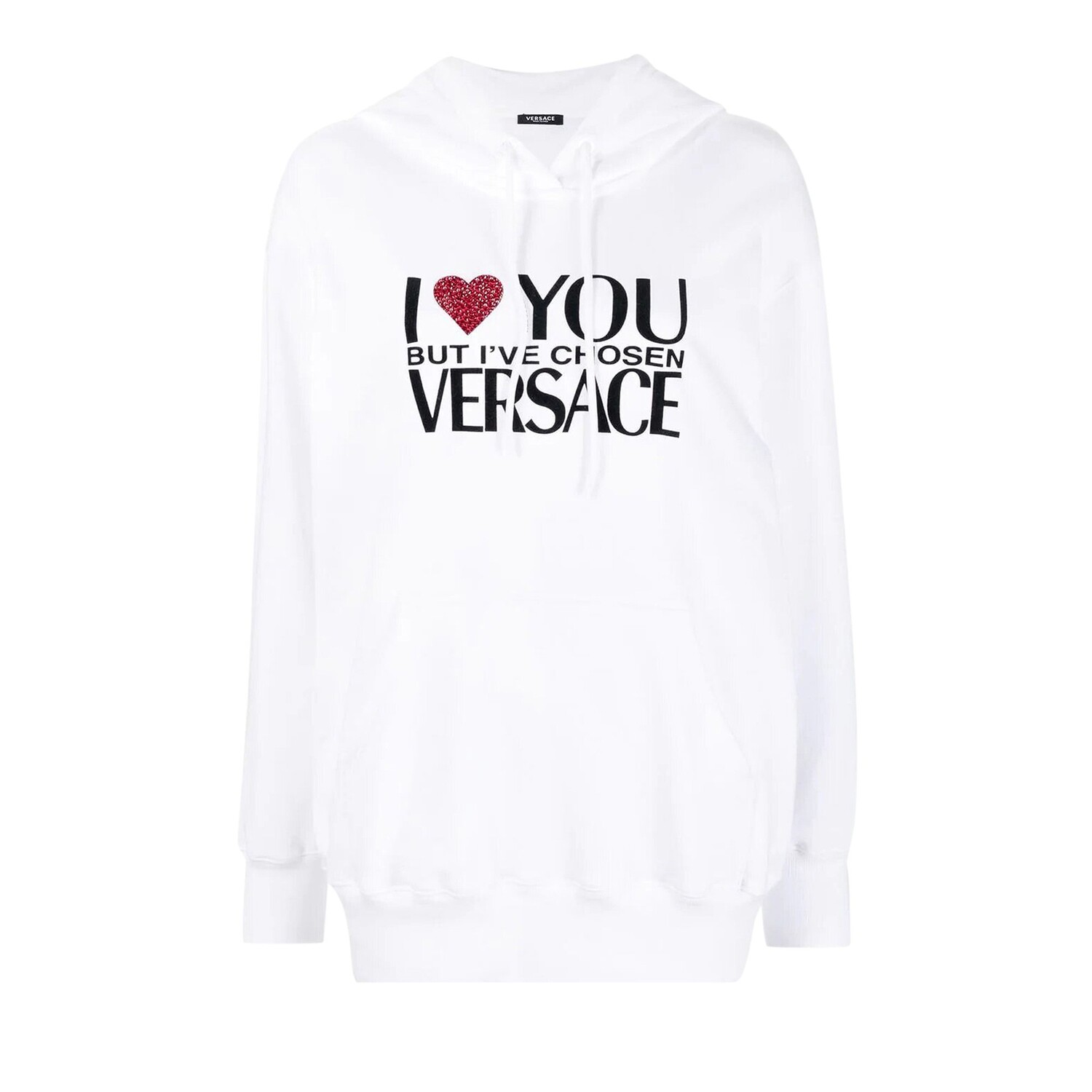 Versace Толстовка I Love You, цвет Оптический белый
Versace Толстовка I Love You, цвет Оптический белый