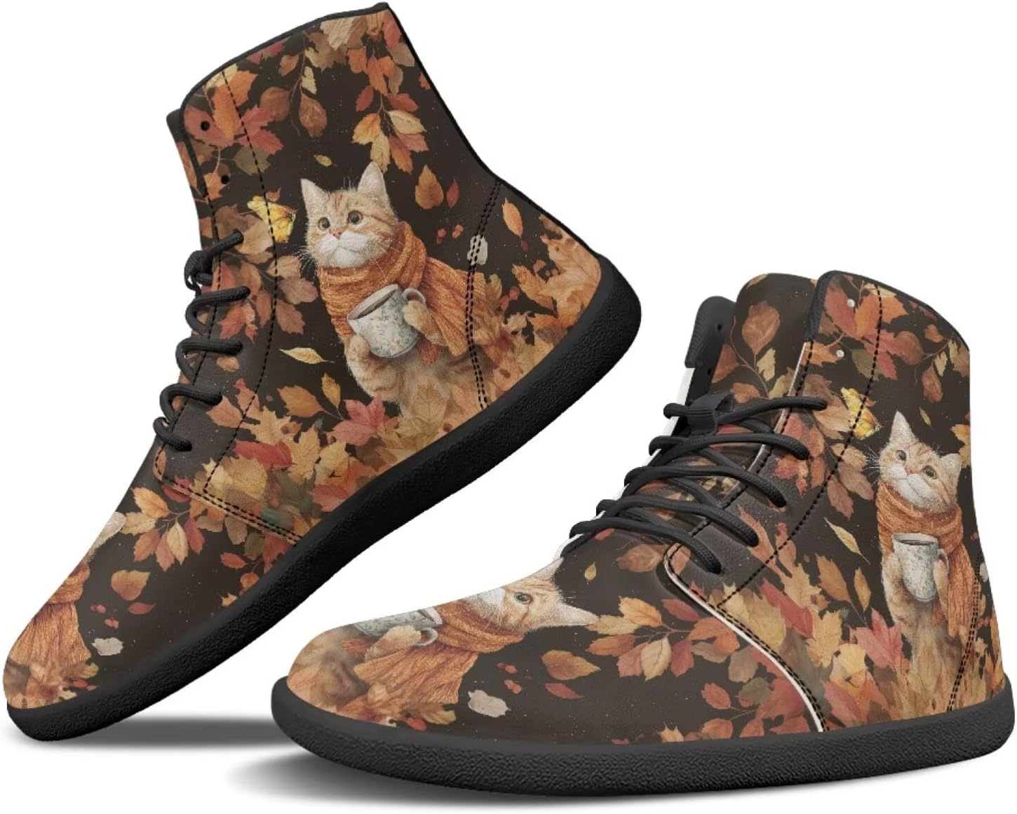 Кроссовки Binienty Wide Минималистичные Босоногообразные Мужские и Женские Осенне-Зимние Ботинки Высокие Верхи из ПУ Кожи Обувь с Нулевым Падением, Autumn Maple Leaf Cat
Кроссовки Binienty Wide Минималистичные Босоногообразные Мужские и Женские Осенне-Зимние Ботинки Высокие Верхи из ПУ Кожи Обувь с Нулевым Падением, Autumn Maple Leaf Cat