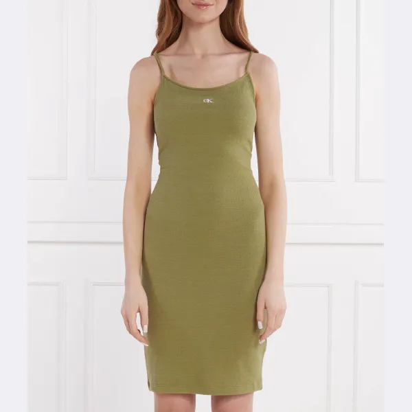 Платье в рубчик Calvin Klein, хаки
Платье в рубчик Calvin Klein, хаки