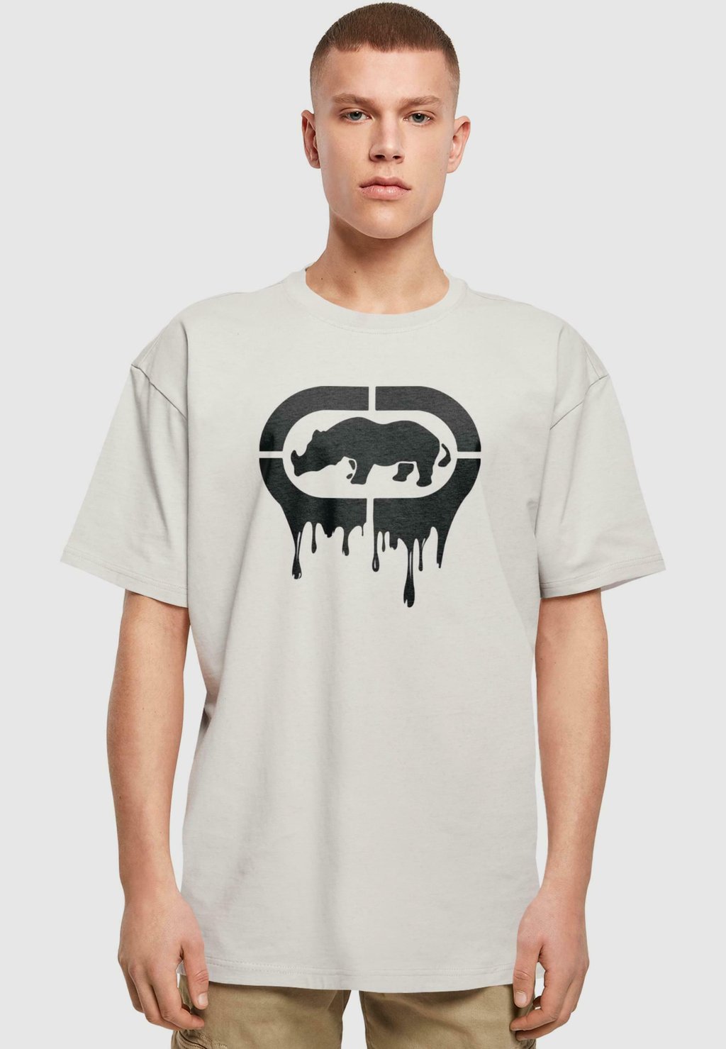 Рубашка с принтом ecko unltd., светло-серый 
Рубашка с принтом ecko unltd., светло-серый