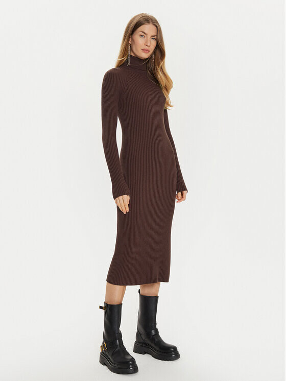 Трикотажное платье приталенного кроя Twinset, коричневый
Трикотажное платье приталенного кроя Twinset, коричневый