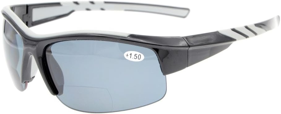 Спортивные бифокальные солнцезащитные очки Eyekepper TR90 без оправы, небьющиеся, для бейсбола, бега, рыбалки, вождения, гольфа, софтбола, пешего туризма, Shiny Black/Grey Lens
Спортивные бифокальные солнцезащитные очки Eyekepper TR90 без оправы, небьющиеся, для бейсбола, бега, рыбалки, вождения, гольфа, софтбола, пешего туризма, Shiny Black/Grey Lens