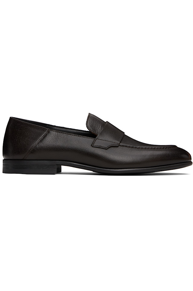 Кожаные пенни-лоферы с эффектом состаренности Boss, коричневый
Кожаные пенни-лоферы с эффектом состаренности Boss, коричневый