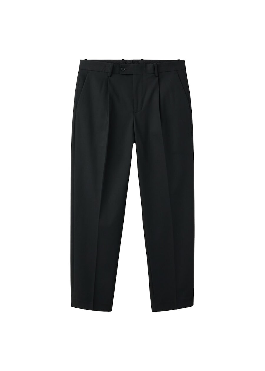 Свободные брюки со складками спереди MANGO MAN, черный
Свободные брюки со складками спереди MANGO MAN, черный