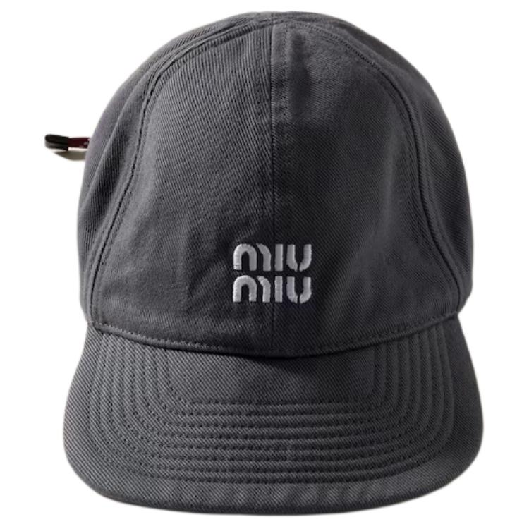 Хлопковая бейсболка MIU MIU, серый
Хлопковая бейсболка MIU MIU, серый