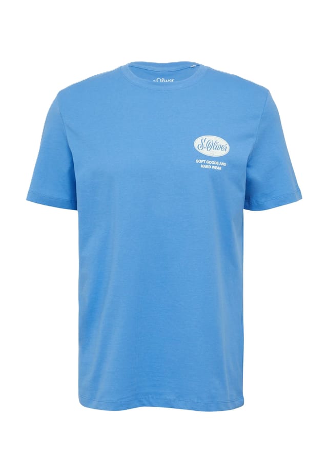 Хлопковая футболка S.Oliver, синий
Хлопковая футболка S.Oliver, синий