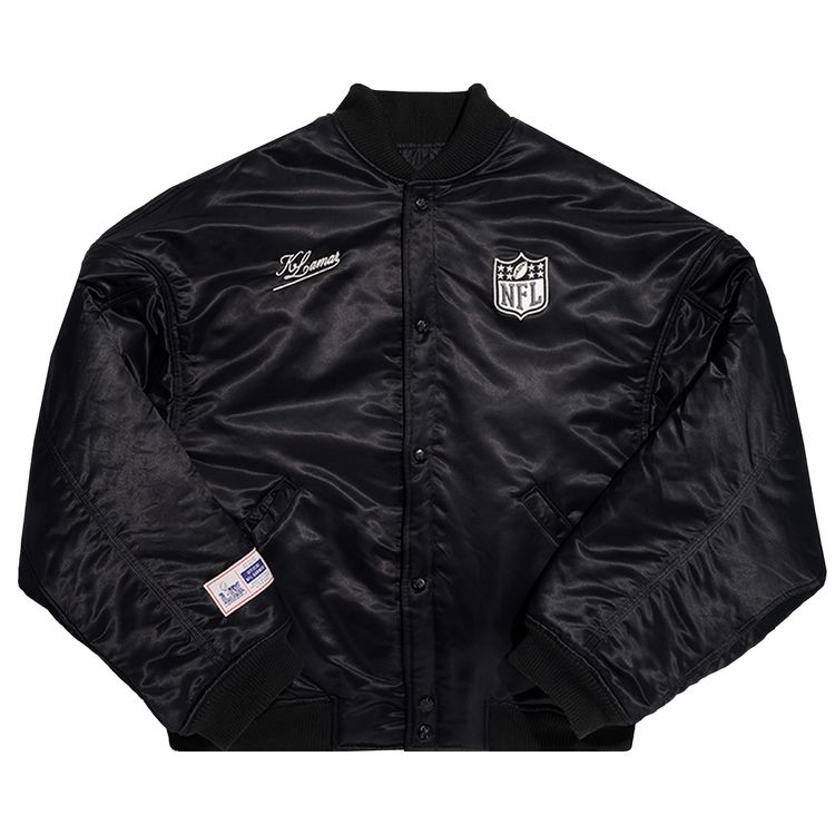 Куртка Willy Chavarria x Kendrick Lamar x NFL g. National Bomber Jacket 'Black', черный
Куртка Willy Chavarria x Kendrick Lamar x NFL g. National Bomber Jacket 'Black', черный
