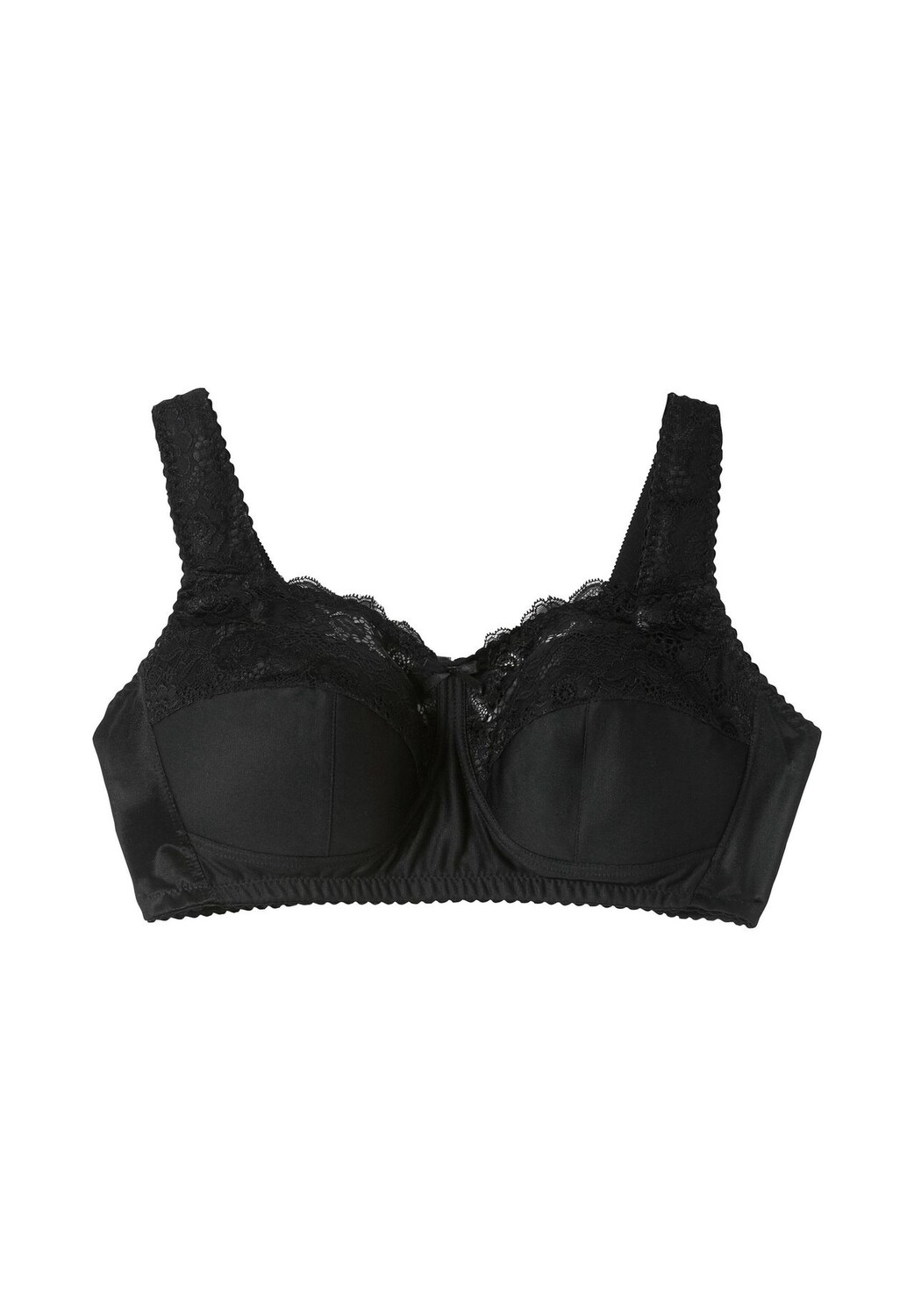 Бюстгальтер без косточек с мягкими чашками и кружевом sheego, цвет Schwarz B
Бюстгальтер без косточек с мягкими чашками и кружевом sheego, цвет Schwarz B