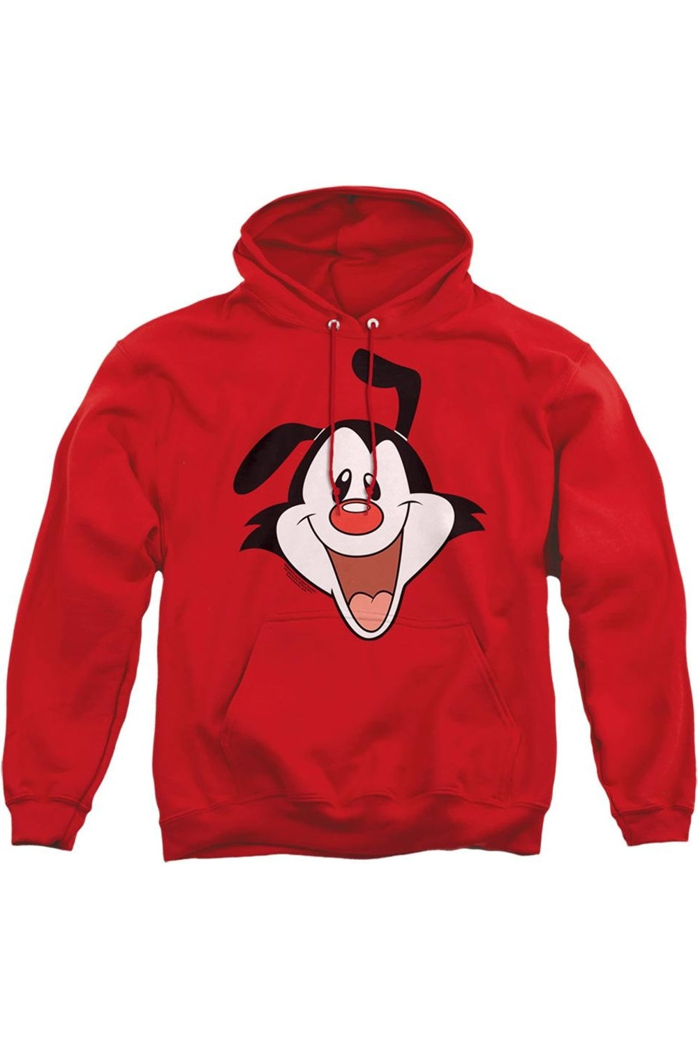 Толстовка с капюшоном Animaniacs Yakko Head для взрослых Gildan, красный 
Толстовка с капюшоном Animaniacs Yakko Head для взрослых Gildan, красный