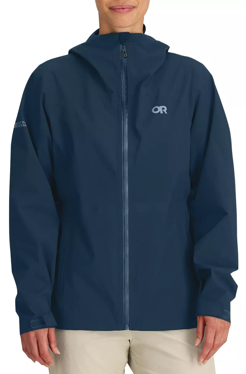 Женская эластичная непромокаемая куртка Outdoor Research Stratoburst, цвет Cenote
Женская эластичная непромокаемая куртка Outdoor Research Stratoburst, цвет Cenote