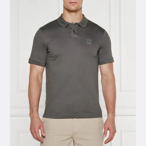 Облегающая рубашка-поло Boss, серый
Облегающая рубашка-поло Boss, серый