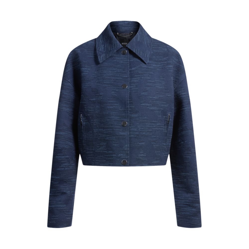 Блейзер свободного кроя с цветочным узором BOSS, темно-синий
Блейзер свободного кроя с цветочным узором BOSS, темно-синий