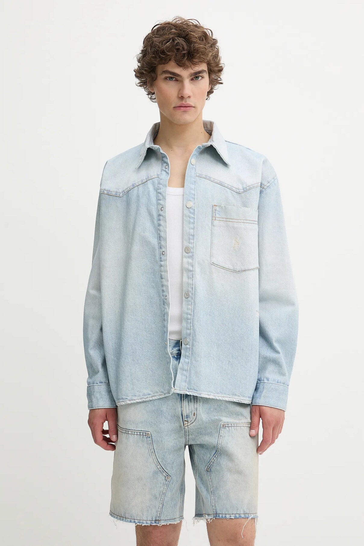 Джинсовая рубашка Won Hundred, синий
Джинсовая рубашка Won Hundred, синий