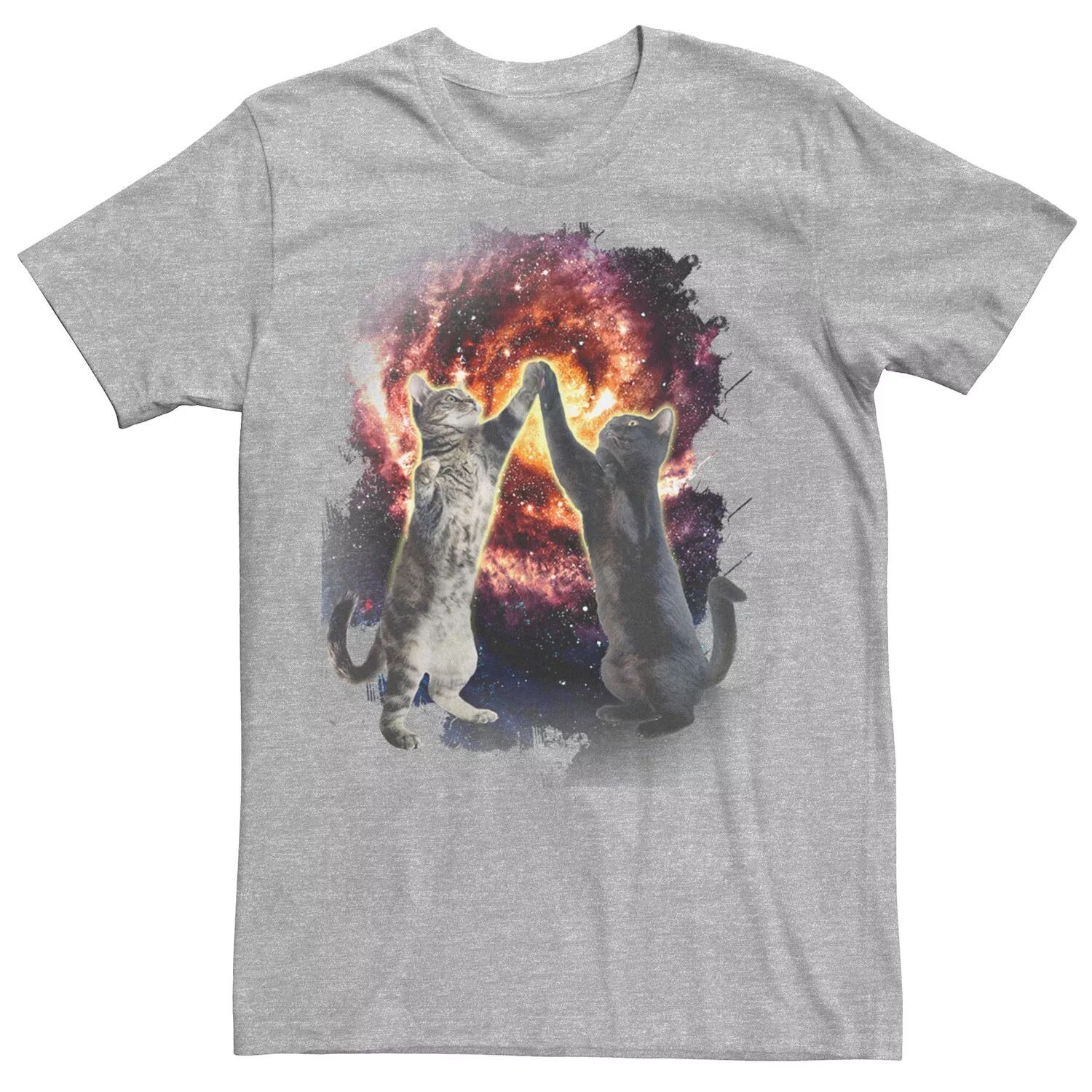 Мужская футболка Cats High Five In Space с рисунком Licensed Character
Мужская футболка Cats High Five In Space с рисунком Licensed Character