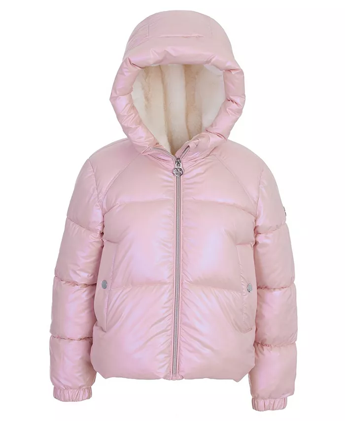 Куртка-пуховик с капюшоном для малышей и маленьких девочек Michael Kors, розовый
Куртка-пуховик с капюшоном для малышей и маленьких девочек Michael Kors, розовый