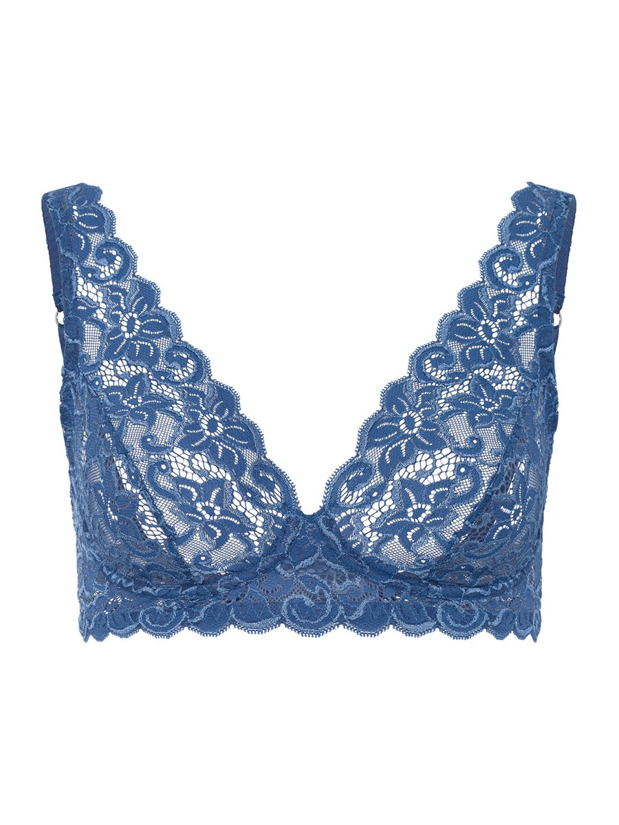 Треугольный бюстгальтер Hanro Moments, синий
Треугольный бюстгальтер Hanro Moments, синий