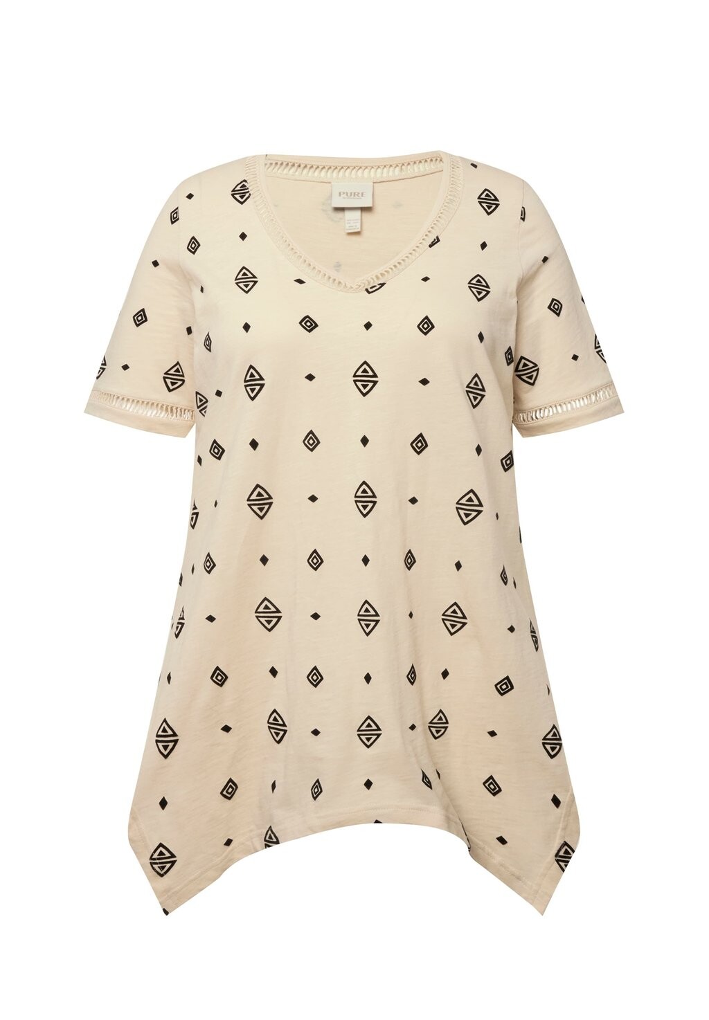 Футболка с принтом RHOMBES POINTED HEM Ulla Popken, светло-коричневый
Футболка с принтом RHOMBES POINTED HEM Ulla Popken, светло-коричневый