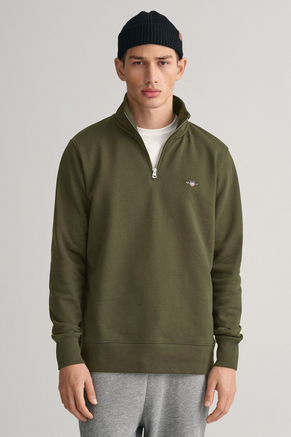 Толстовка Gant Shield с короткой молнией GANT, зеленый
Толстовка Gant Shield с короткой молнией GANT, зеленый