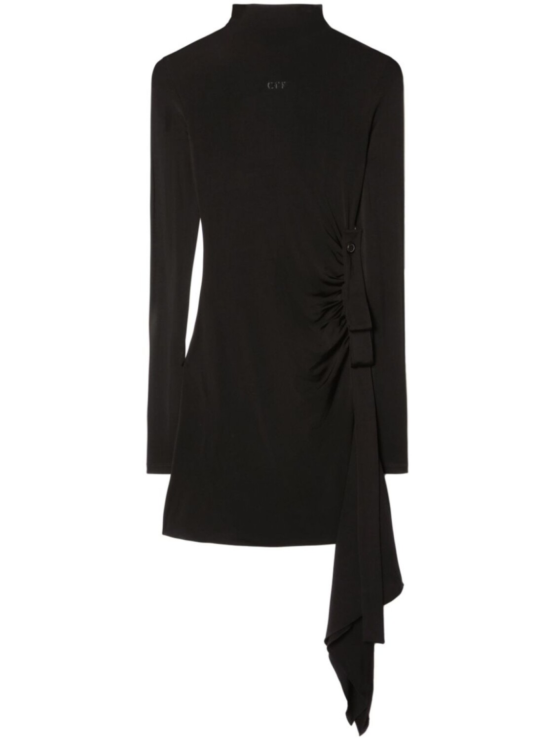 Драпированное мини-платье Off-White, черный
Драпированное мини-платье Off-White, черный