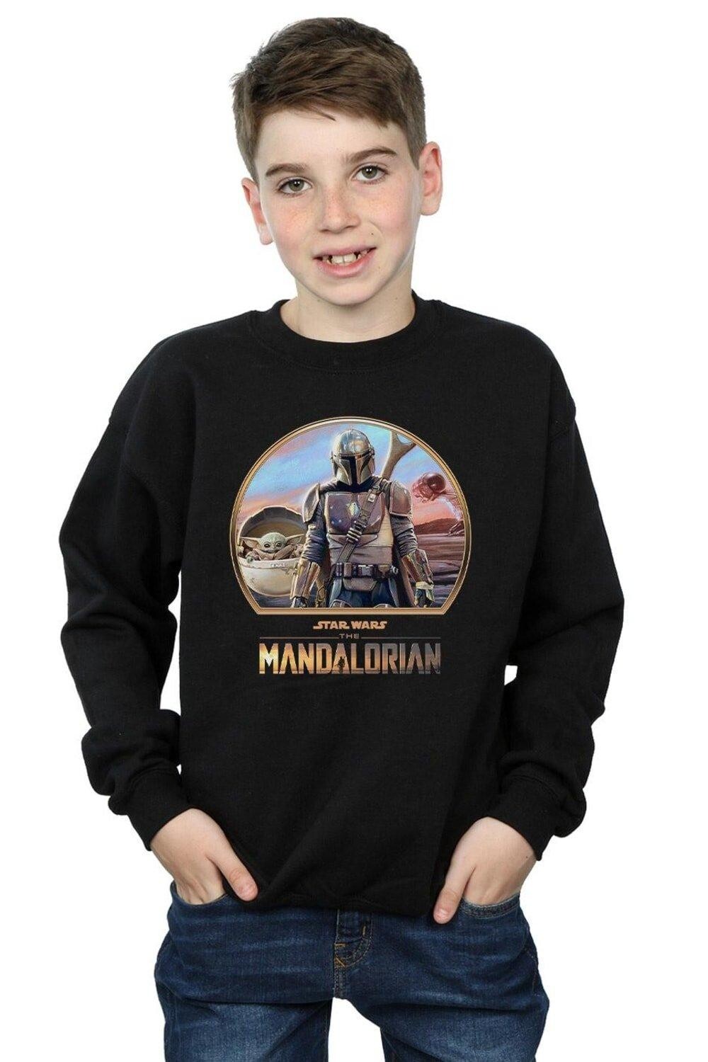 Толстовка «Мандалорец Мандо и ребенок» Star Wars, черный
Толстовка «Мандалорец Мандо и ребенок» Star Wars, черный