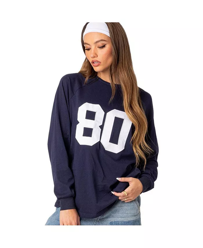 Женская футболка 80 оверсайз Edikted, синий
Женская футболка 80 оверсайз Edikted, синий