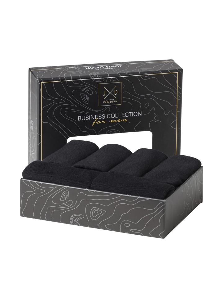 John Devin Деловые носки, размер 6, черные
John Devin Деловые носки, размер 6, черные