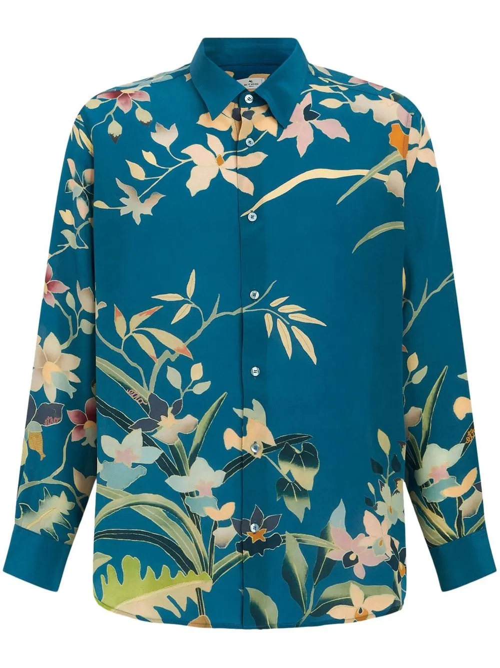 Рубашка с длинными рукавами и цветочным принтом ETRO, синий
Рубашка с длинными рукавами и цветочным принтом ETRO, синий