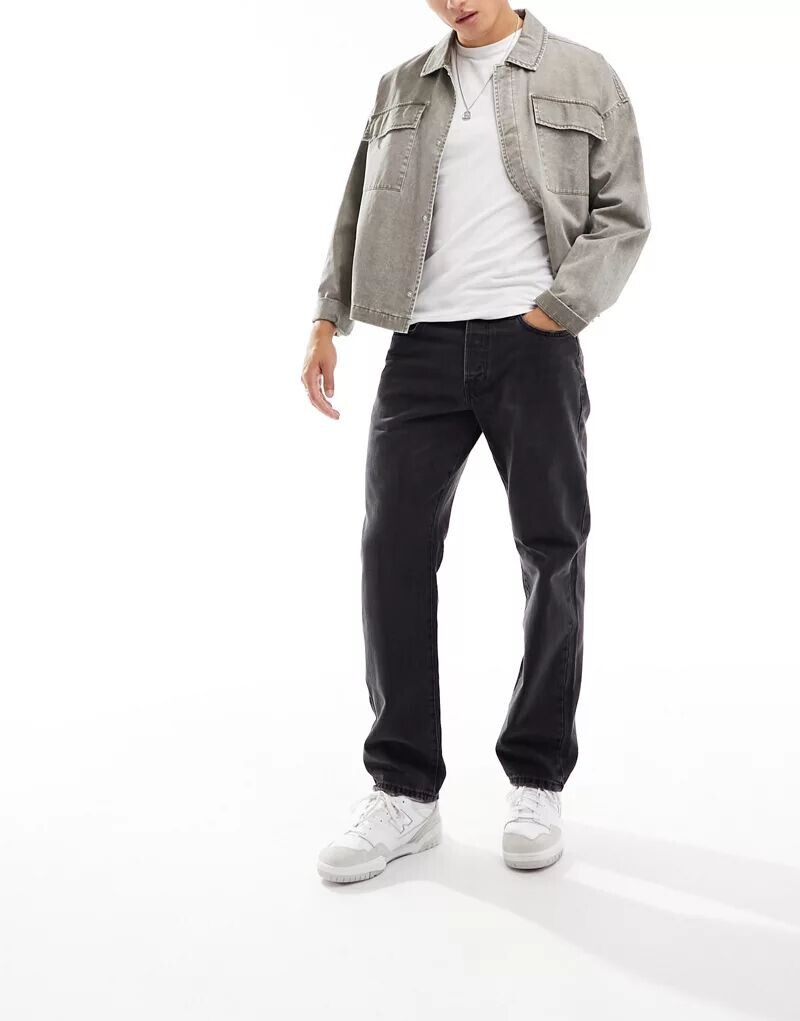 Черные свободные джинсы Only & Sons Edge
Черные свободные джинсы Only & Sons Edge