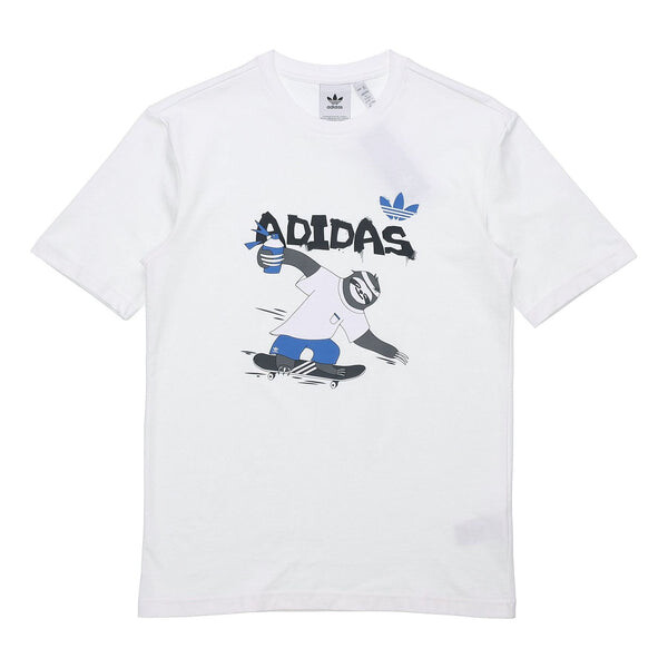 Футболка оригинальные с рисунком из мультфильмов, круглый вырез, короткий рукав, Adidas, белый
Футболка оригинальные с рисунком из мультфильмов, круглый вырез, короткий рукав, Adidas, белый