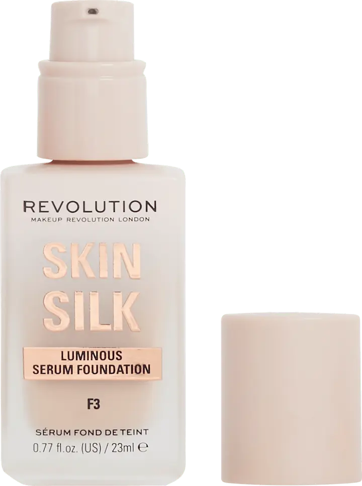 Тональный крем REVOLUTION Foundation Skin Silk Serum F3, 23 ml
Тональный крем REVOLUTION Foundation Skin Silk Serum F3, 23 ml