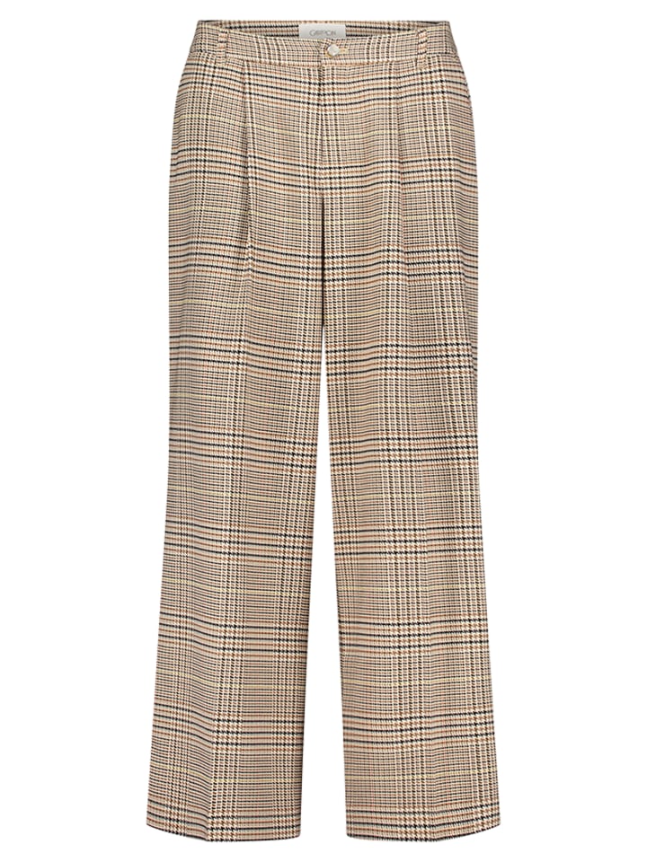 CARTOON Брюки в клетку со складками коричнево-розового цвета
CARTOON Брюки в клетку со складками коричнево-розового цвета