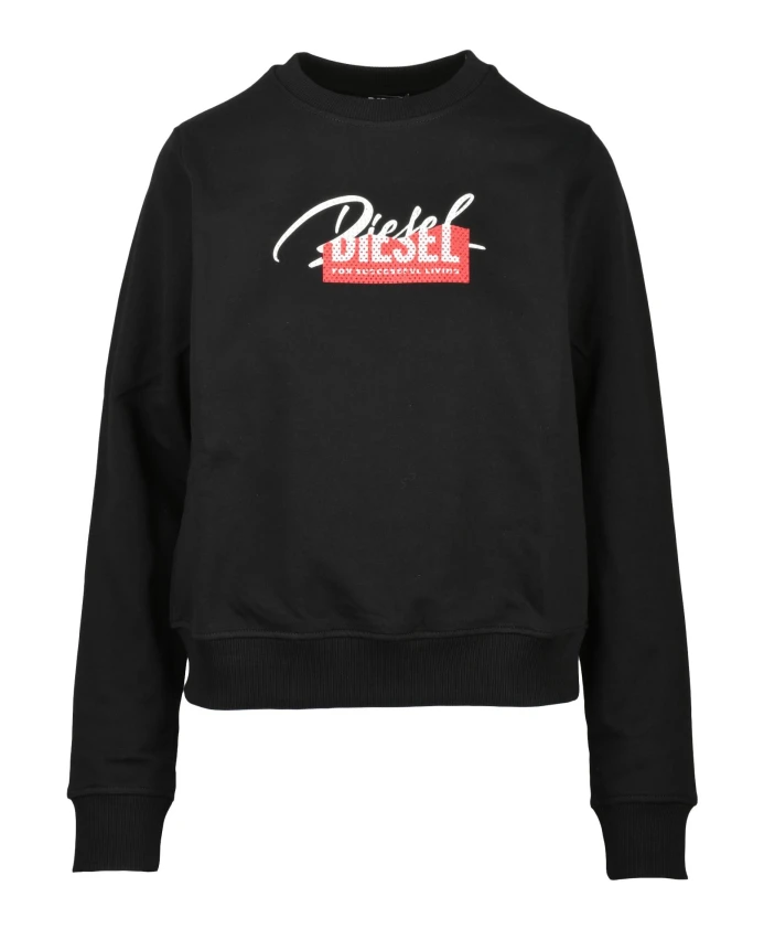 Короткая толстовка Diesel, черный
Короткая толстовка Diesel, черный