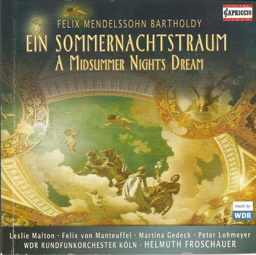 CD диск Mendelssohn-Bartholdy / Malton / Gadeck: Midsummer Night's Dream
CD диск Mendelssohn-Bartholdy / Malton / Gadeck: Midsummer Night's Dream