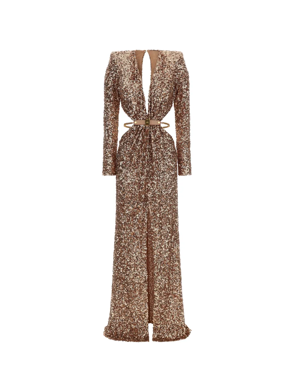 Макси-платье с V-образным вырезом Red Carpet Elisabetta Franchi, бежевый
Макси-платье с V-образным вырезом Red Carpet Elisabetta Franchi, бежевый