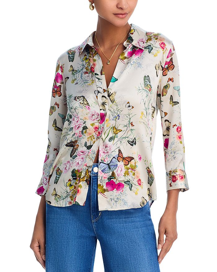 Дани Шёлковая блуза с рукавом 3/4 L'AGENCE, мультиколор
Дани Шёлковая блуза с рукавом 3/4 L'AGENCE, мультиколор