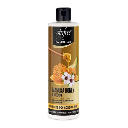 Кондиционер Sofn'free Moisture Rich с медом манука и натуральным маслом для волос авокадо, 11,83 жидких унций Sof N' Free
Кондиционер Sofn'free Moisture Rich с медом манука и натуральным маслом для волос авокадо, 11,83 жидких унций Sof N' Free