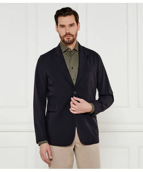 Элегантный жакет Regular fit Emporio Armani, синий 
Элегантный жакет Regular fit Emporio Armani, синий