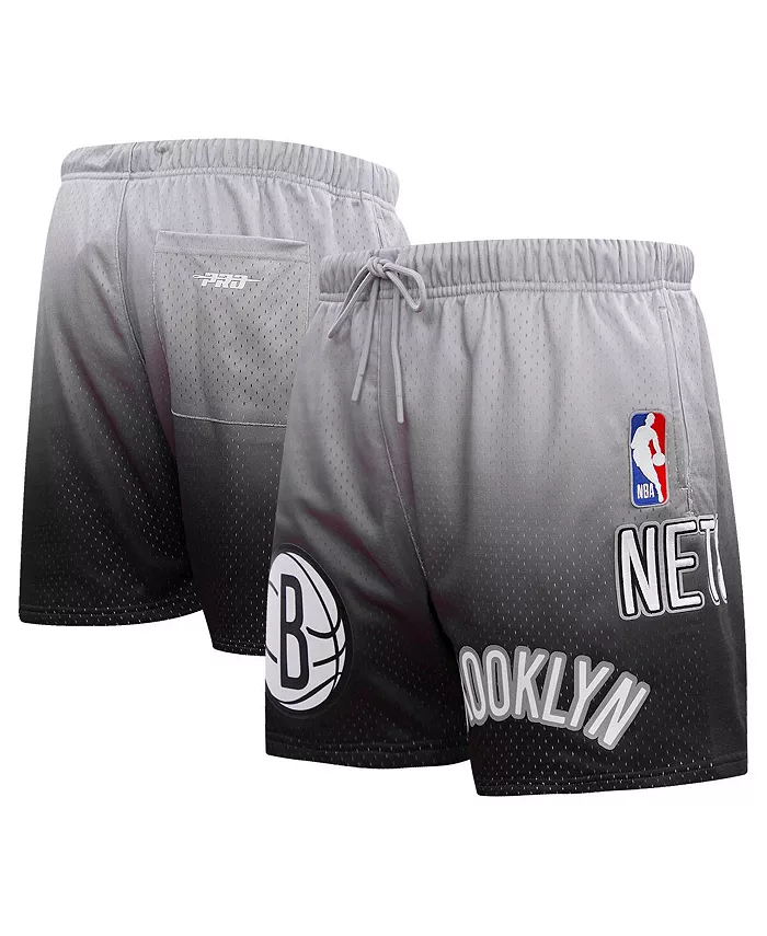 Мужские шорты Brooklyn Nets с градиентом, черные и серые, сетчатые Pro Standard
Мужские шорты Brooklyn Nets с градиентом, черные и серые, сетчатые Pro Standard