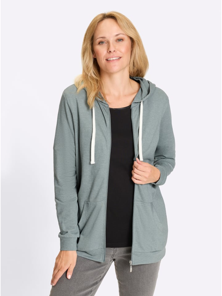 Толстовка цвета нефритового меланжа Sieh an!
Толстовка цвета нефритового меланжа Sieh an!