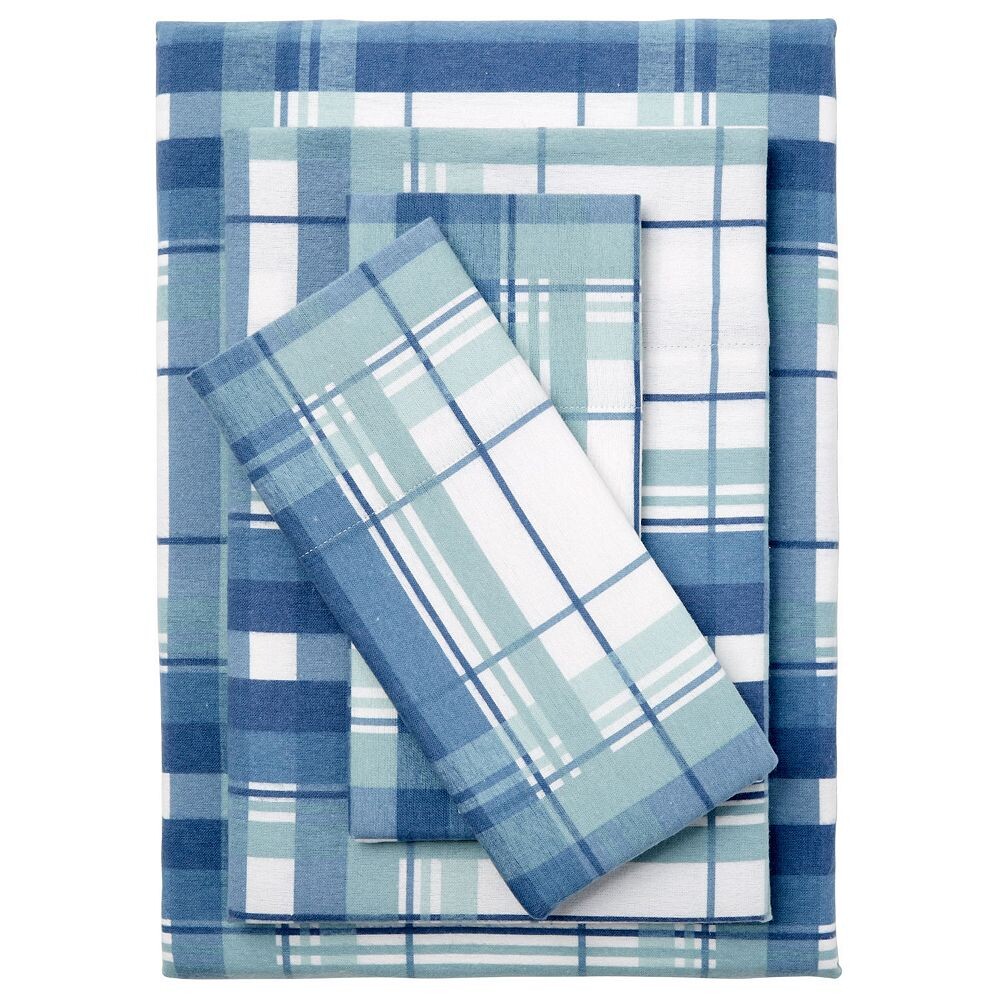 Комплект простыней с хлопково-фланелевым принтом Brylanehome BrylaneHome, цвет Soft Blue Plaid
Комплект простыней с хлопково-фланелевым принтом Brylanehome BrylaneHome, цвет Soft Blue Plaid