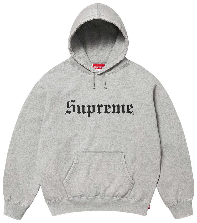 Толстовка Supreme Washed Old English с капюшоном, серый
Толстовка Supreme Washed Old English с капюшоном, серый