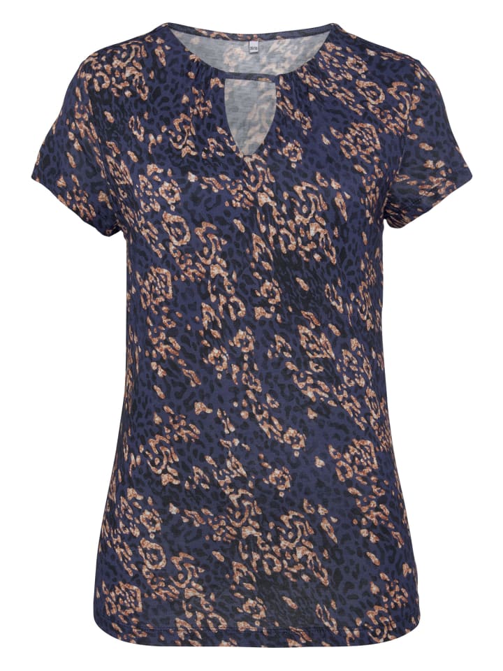 Рубашка с короткими рукавами с принтом синего и розового цветов Vivance
Рубашка с короткими рукавами с принтом синего и розового цветов Vivance