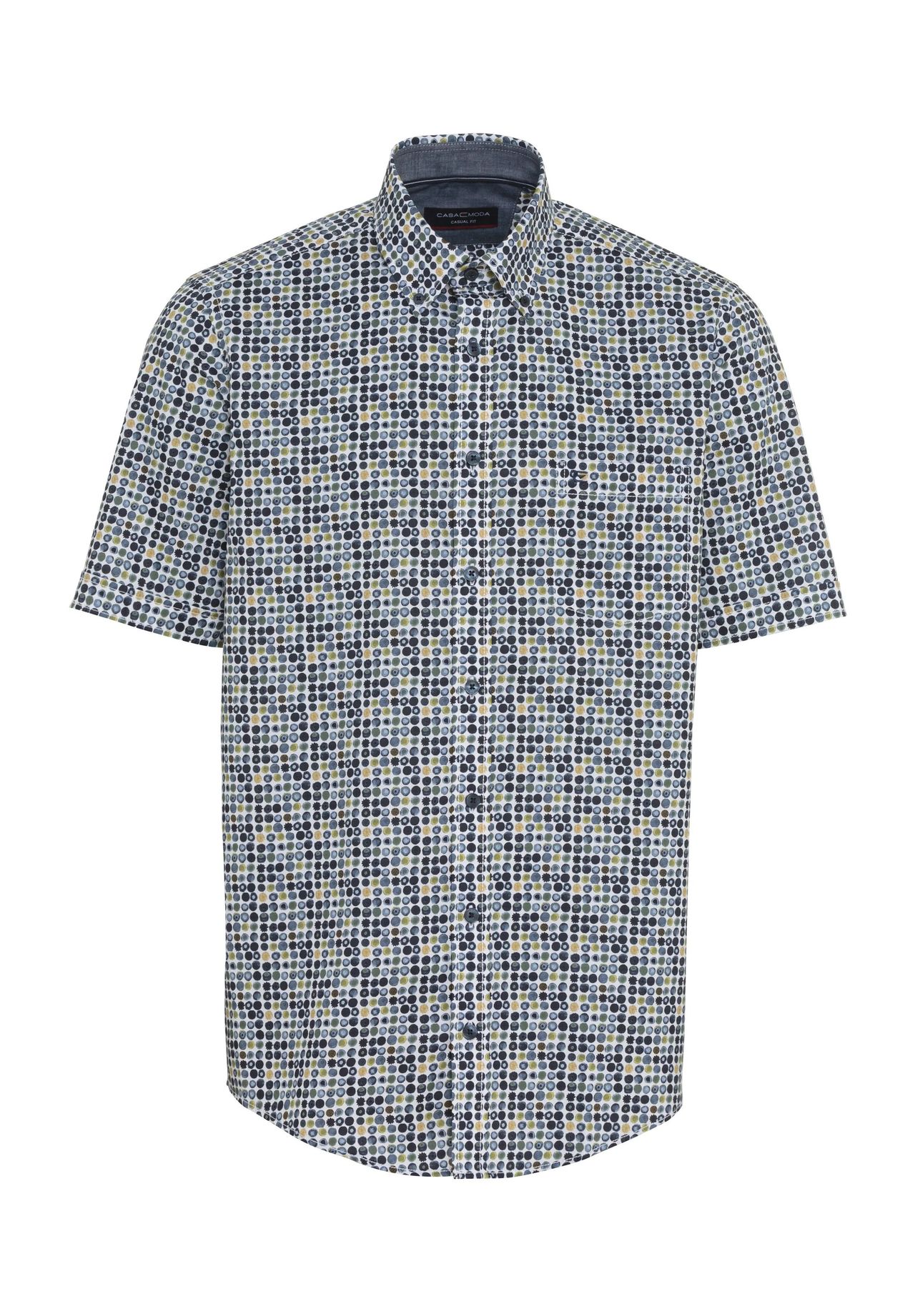 Повседневная рубашка, удобная посадка, короткий рукав, воротник на пуговицах, мужская CASAMODA, цвет 102 Blau
Повседневная рубашка, удобная посадка, короткий рукав, воротник на пуговицах, мужская CASAMODA, цвет 102 Blau