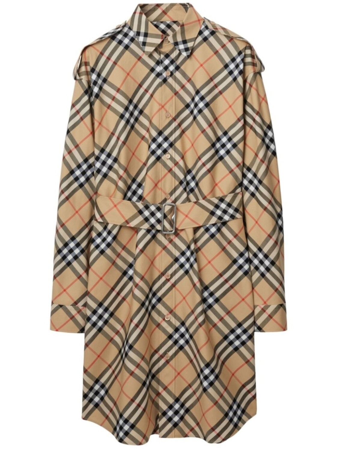 Платье-рубашка в клетку Vintage Check Burberry, коричневый
Платье-рубашка в клетку Vintage Check Burberry, коричневый