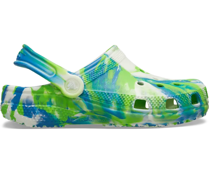 Классические светящиеся в темноте мраморные сабо для малышей Crocs, цвет Prep Blue / Multi
Классические светящиеся в темноте мраморные сабо для малышей Crocs, цвет Prep Blue / Multi