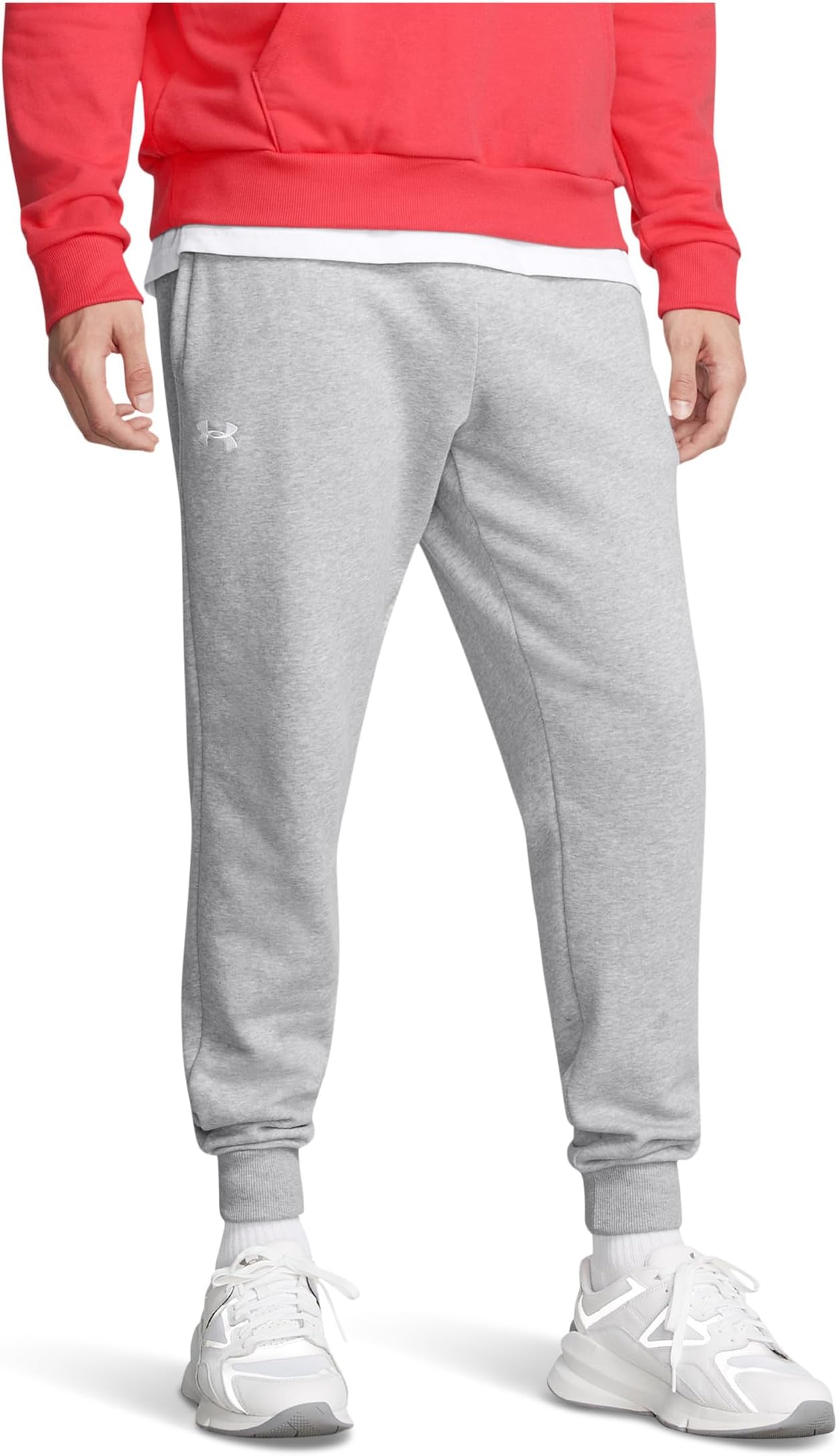 Мужские флисовые брюки Rival Under Armour, Mod Gray Light Heather/White
Мужские флисовые брюки Rival Under Armour, Mod Gray Light Heather/White