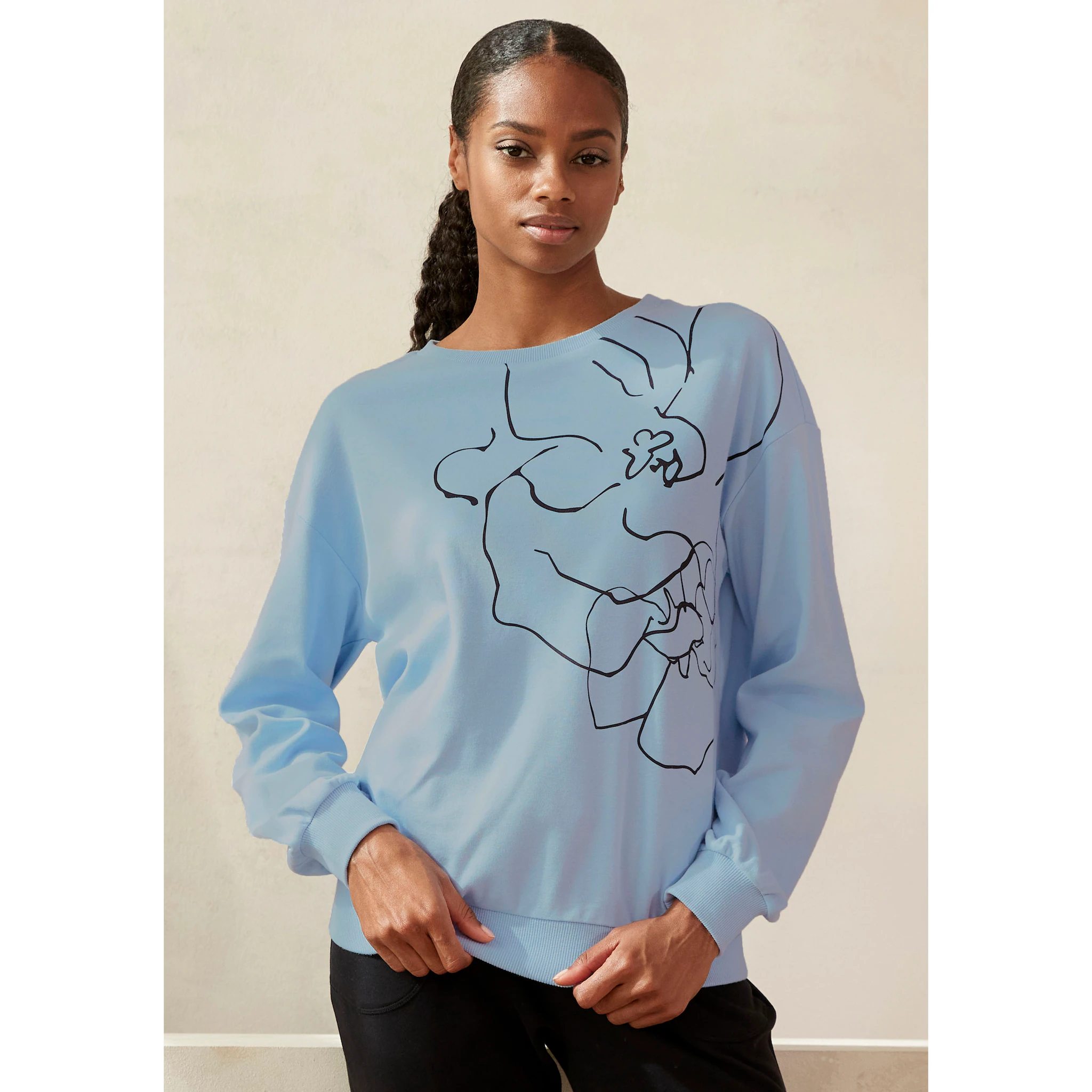 LASCANA толстовка "рубашка для дома" с принтом, одежда для дома, голубой
LASCANA толстовка "рубашка для дома" с принтом, одежда для дома, голубой