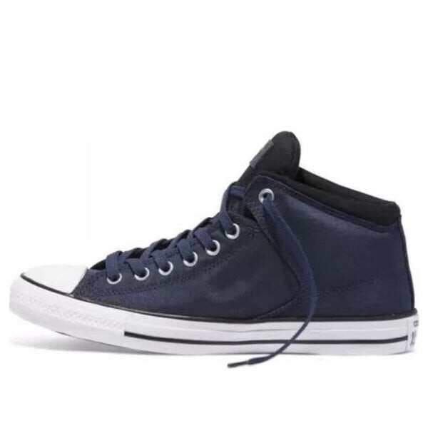 Кроссовки chuck taylor all star high top street 'midnight navy' Converse, синий 
Кроссовки chuck taylor all star high top street 'midnight navy' Converse, синий