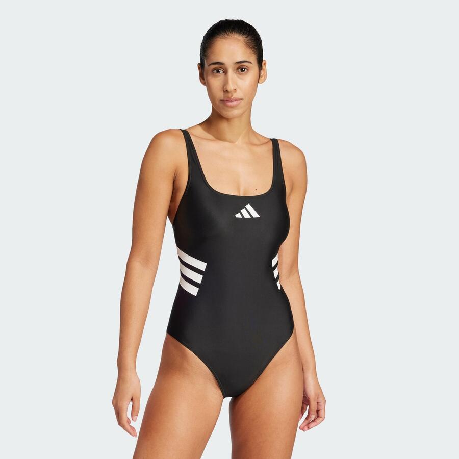 ADIDAS Купальник с U-образным вырезом и тремя полосками
ADIDAS Купальник с U-образным вырезом и тремя полосками